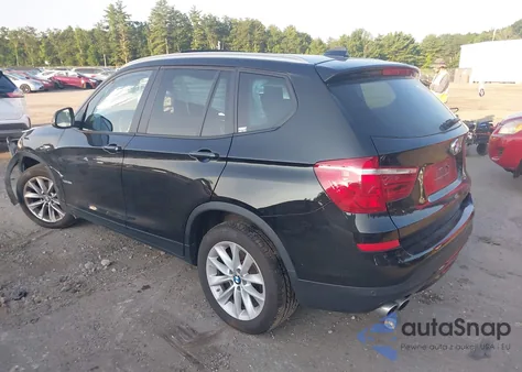 2017 BMW X3 xDrive28I z USA, uszkodzony, nr VIN 5UXWX9C3XH0W66602
